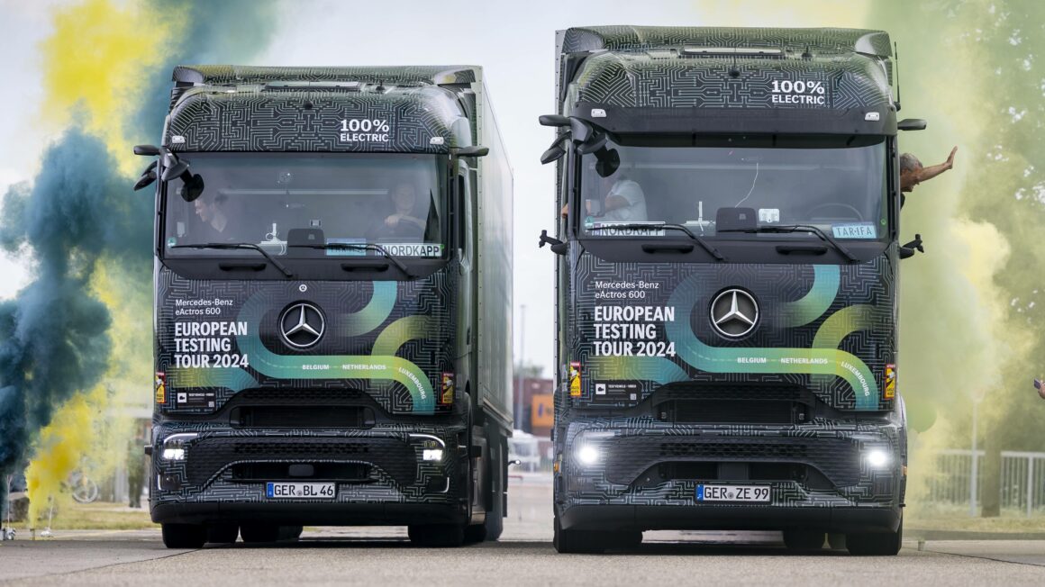 Caminhões elétricos eActros 600 completam tour de 15 mil km pela Europa