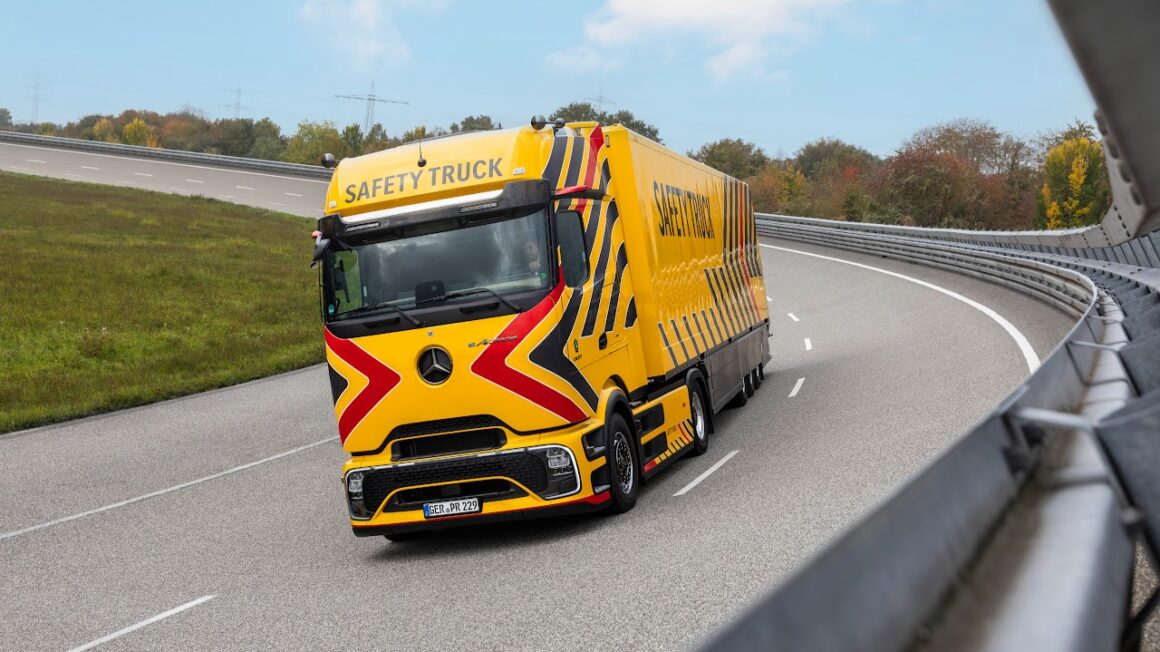 Mercedes-Benz antecipa futuro da segurança em protótipo do caminhão eActros 600