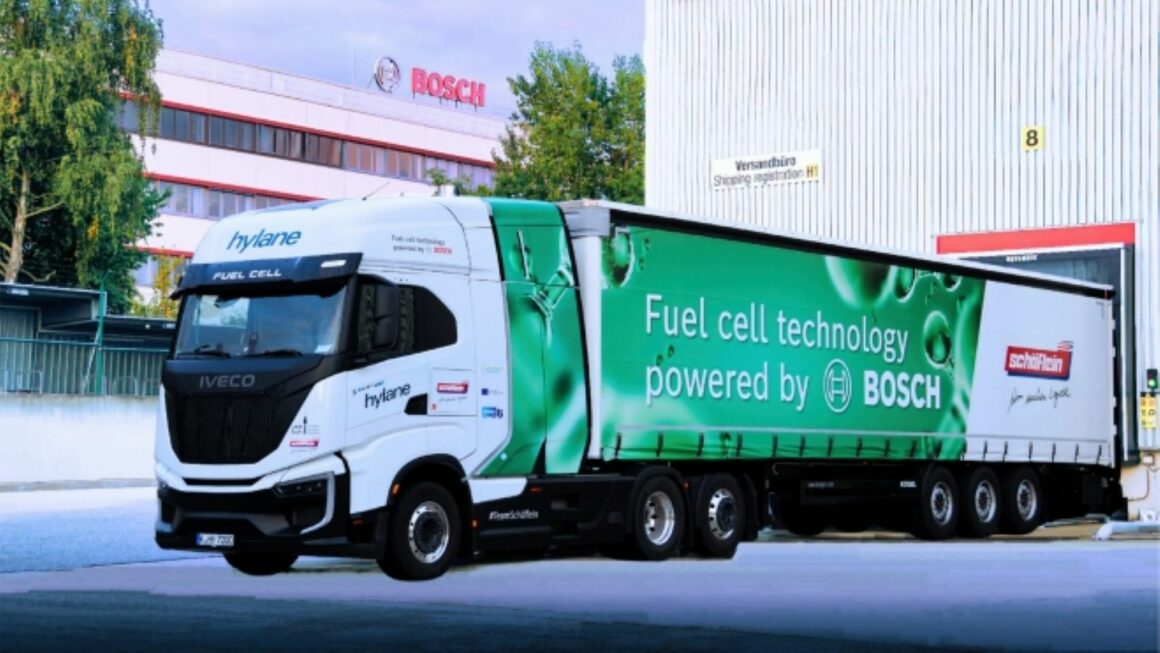 Bosch e Iveco têm caminhão a hidrogênio de 40 t com autonomia de 800 km
