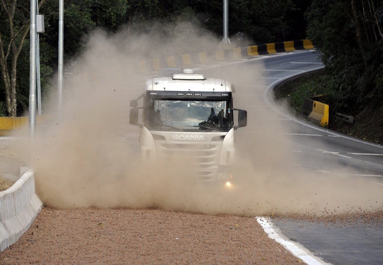 Nova área de escape será construída na Via Anchieta