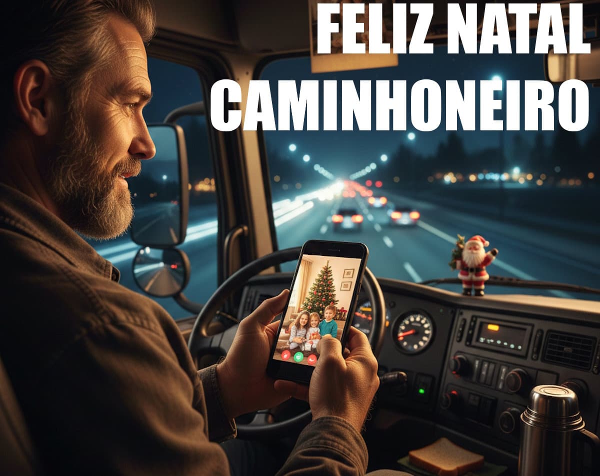Natal do caminhoneiro é data solitária muitas vezes celebrada na estrada