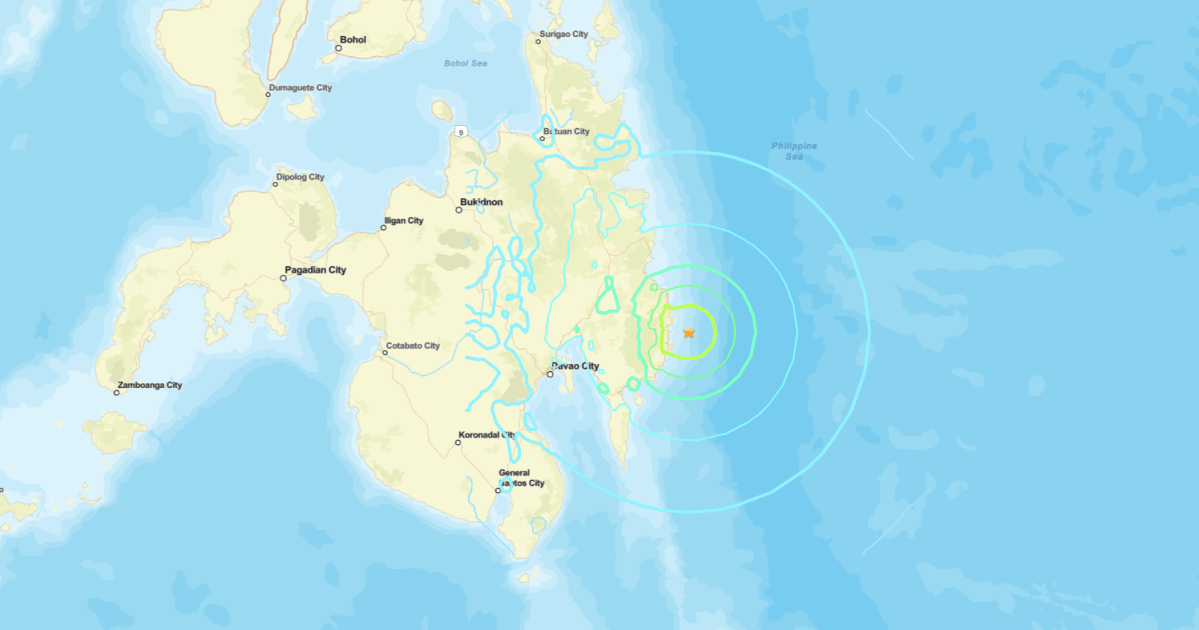 Terremoto de magnitude 6,7 atinge o sul das Filipinas