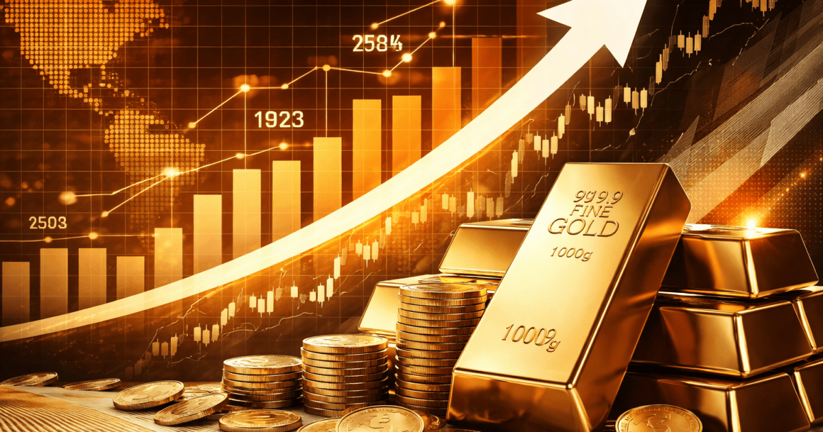 Início caótico de 2026 dá novo gás para disparada do ouro