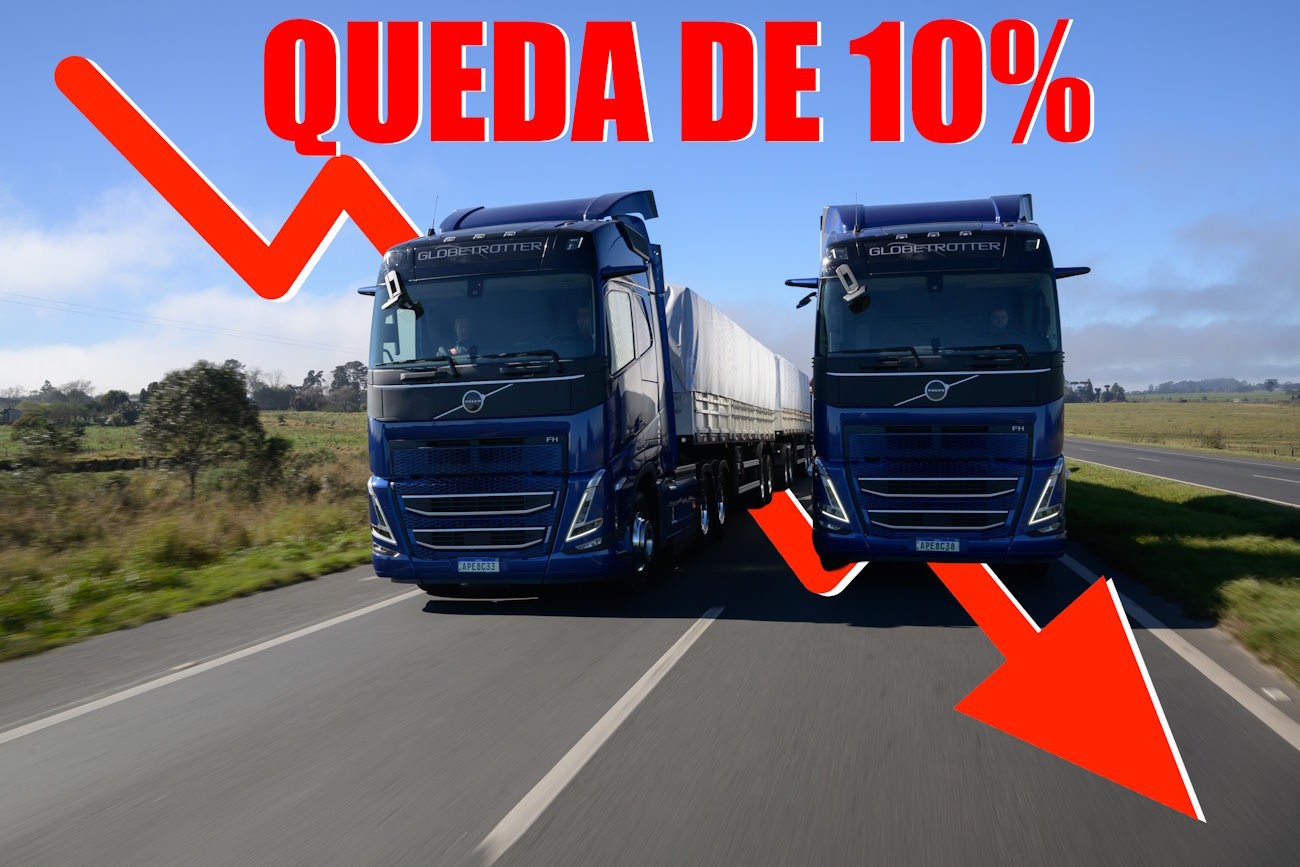 Volvo espera queda de até 10% no mercado de caminhões em 2026