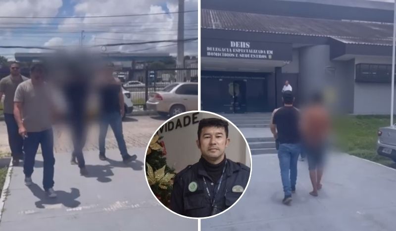 Dupla é presa por morte de vigilante em creche de Manaus; 3º segue foragido