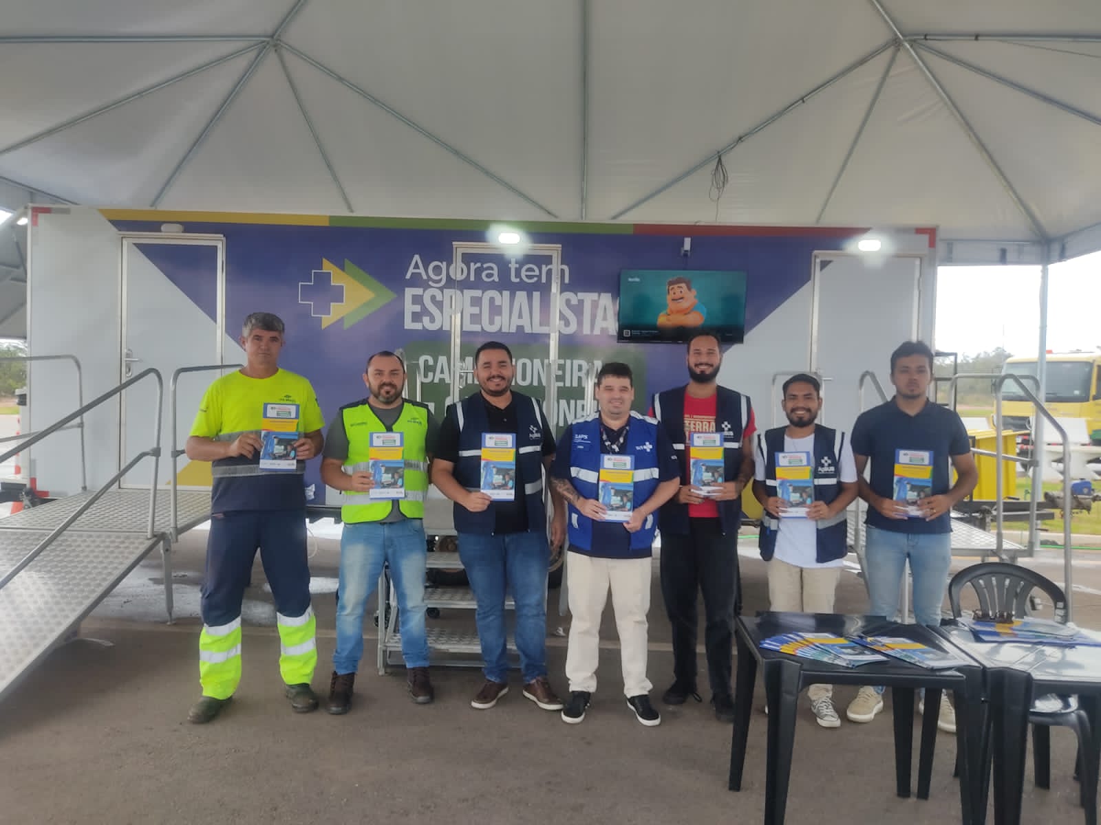 Saúde na estrada: unidade móvel do SUS leva atendimento a caminhoneiros na BR-163, no Pará