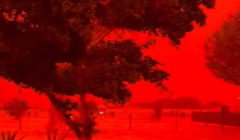 por que céu da Austrália ficou vermelho? Entenda o fenômeno