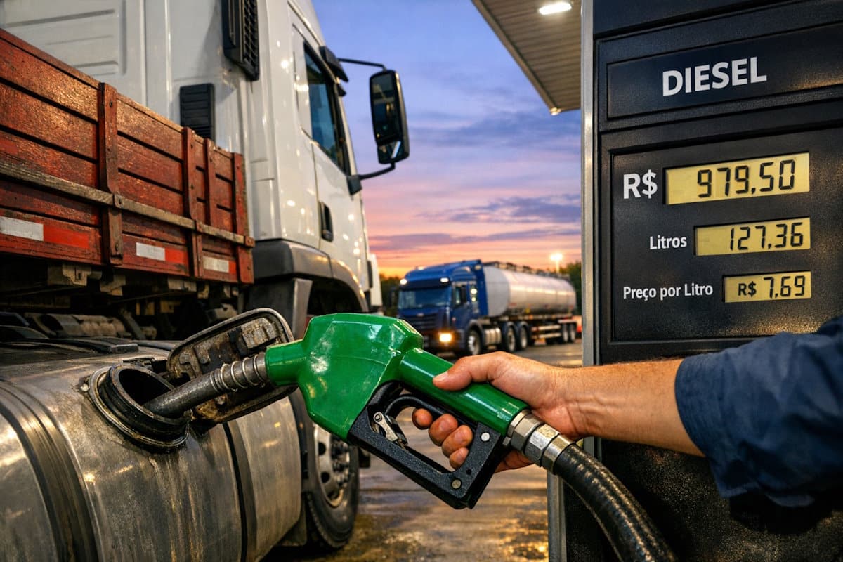 Diesel chega a R$ 7,17 com conflito entre EUA e Irã