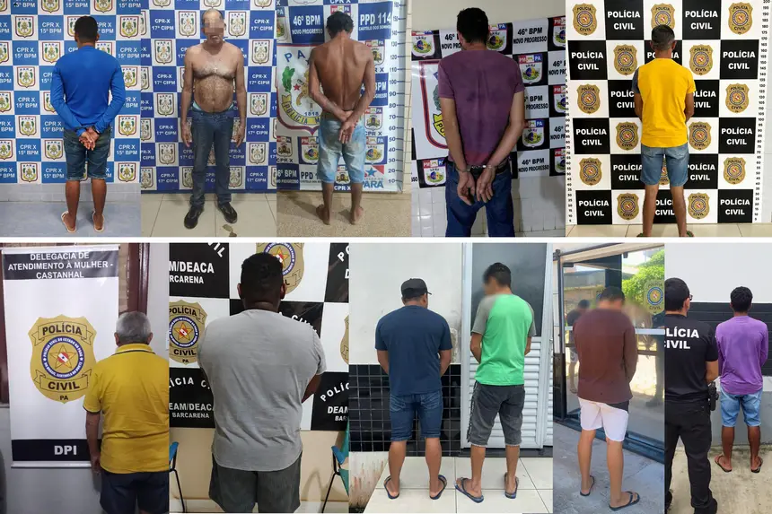 Operação no Pará prende 23 pessoas por violência contra a mulher
