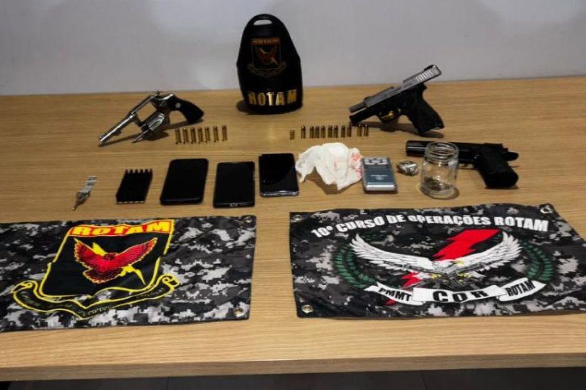 Rotam prende cinco faccionados com drogas e armas de fogo …