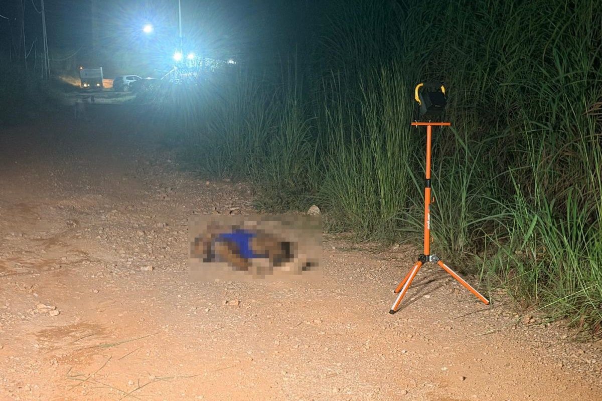 Homem com tornozeleira é "desovado" em trecho do Contorno Leste…