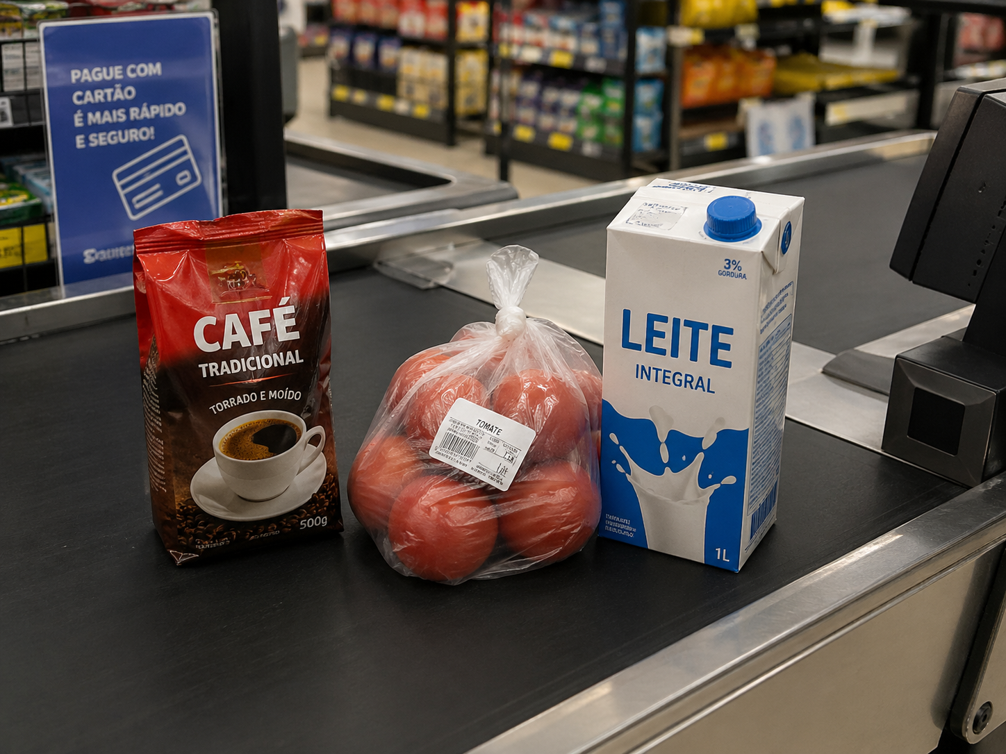 Tomate, café moído e leite longa vida lideram alta dos alimentos para o consumidor