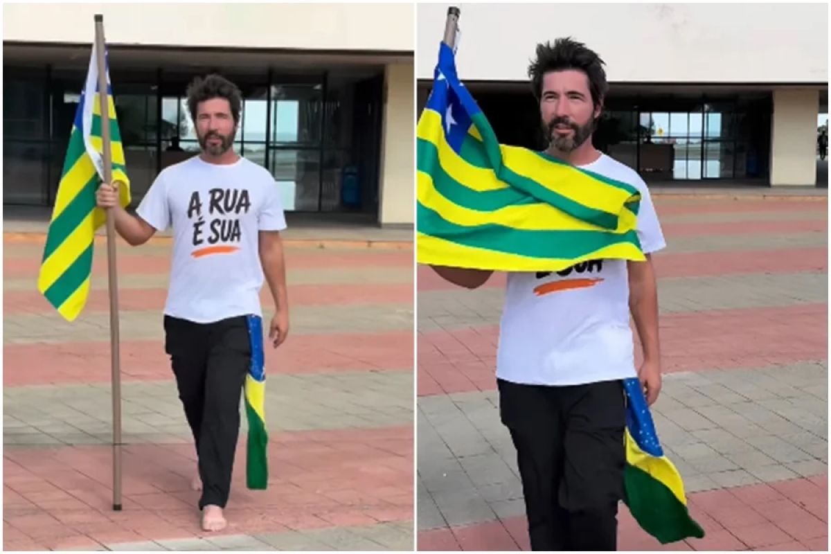Ex-genro de Leonardo marcha de Goiânia a Brasília em ato político…