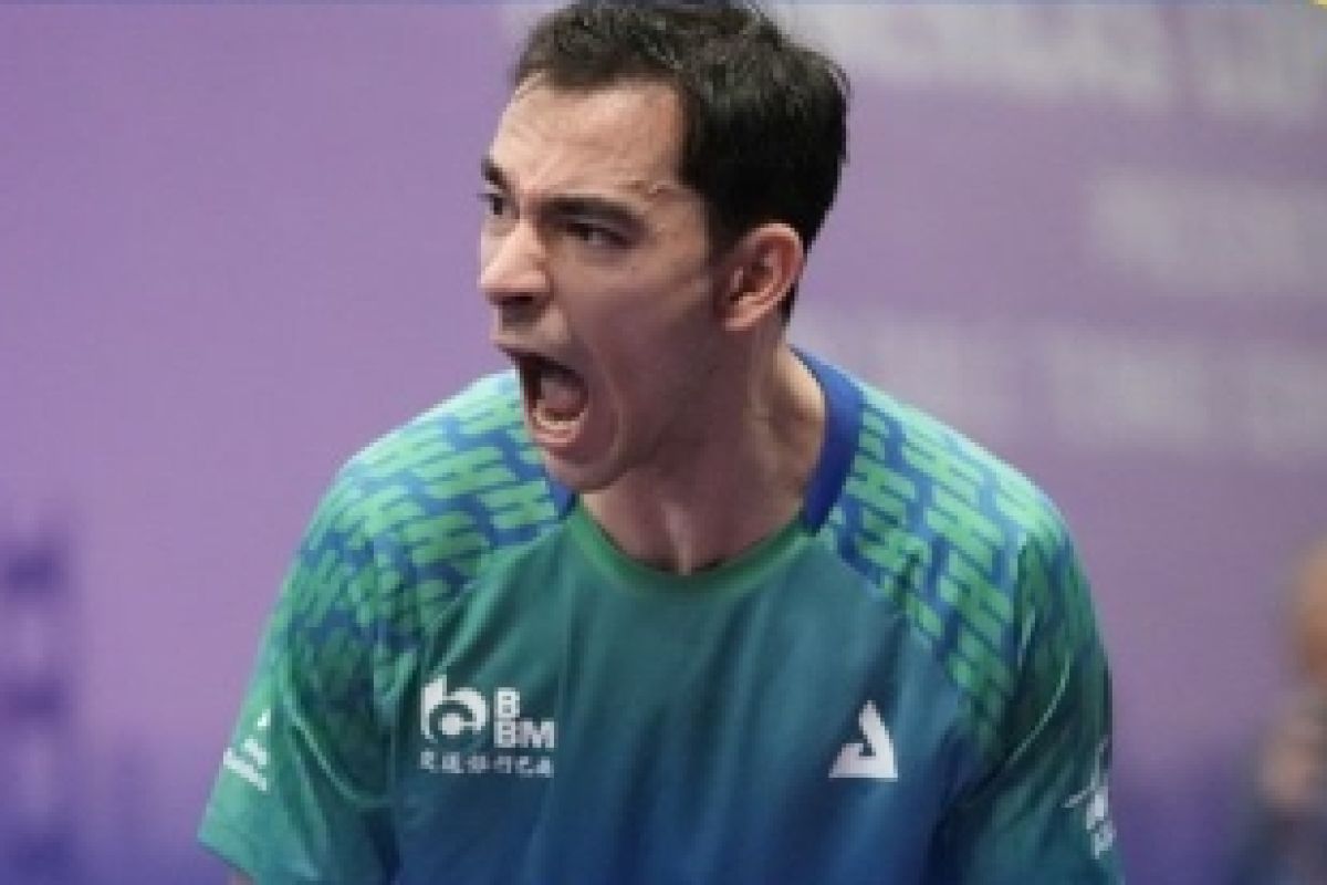 Calderano derrota francês e fica a 2 vitórias do bi na Copa do Mundo…