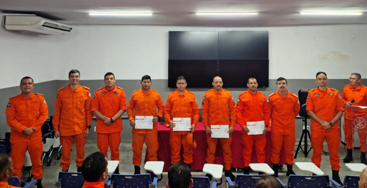 Bombeiros concluem estágio de resposta a emergências com produtos perigosos…