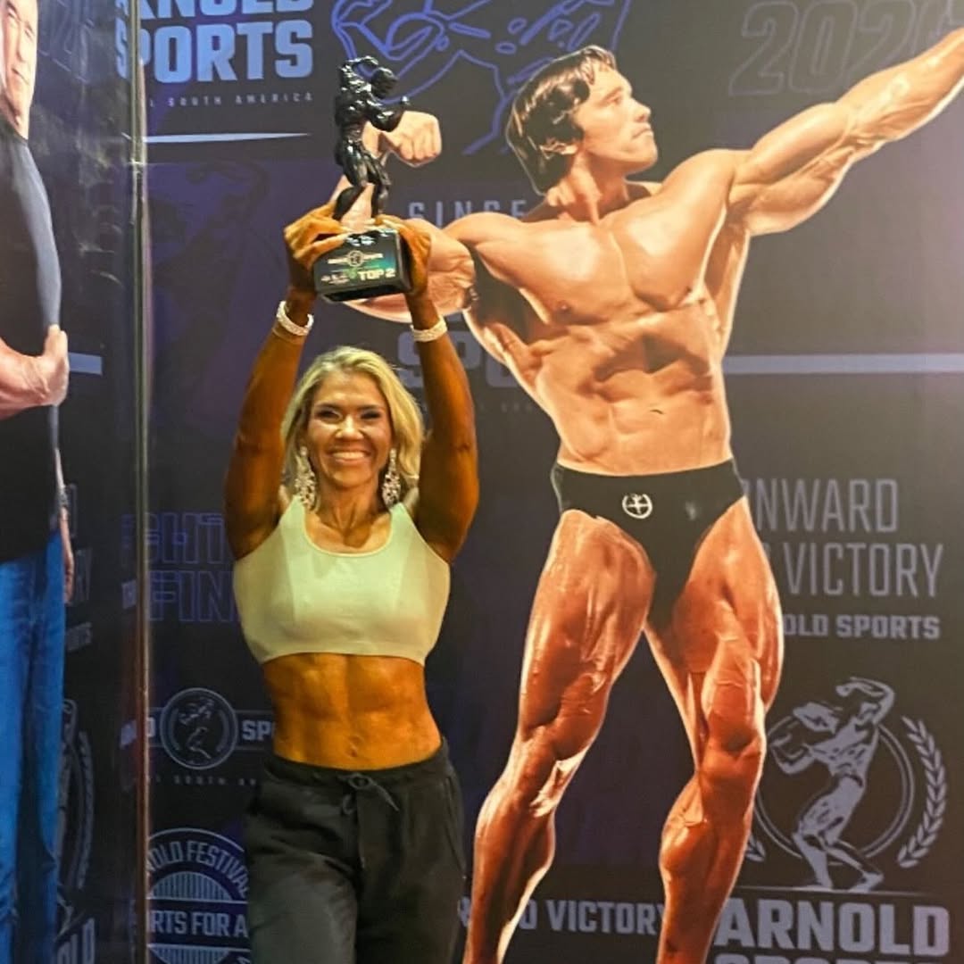 Acreana Salina Paula é campeã da categoria 40+ no Arnold Sports