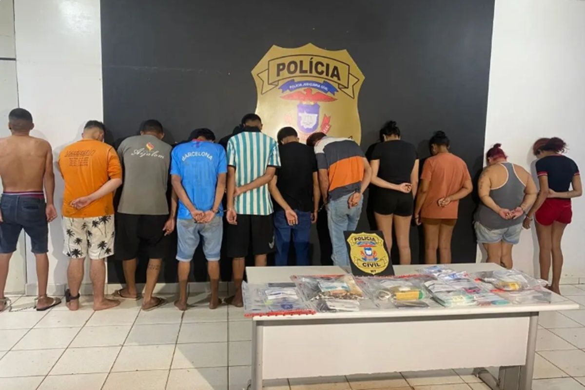 Polícia prende 16 e desmonta mega esquema de tráfico em MT…
