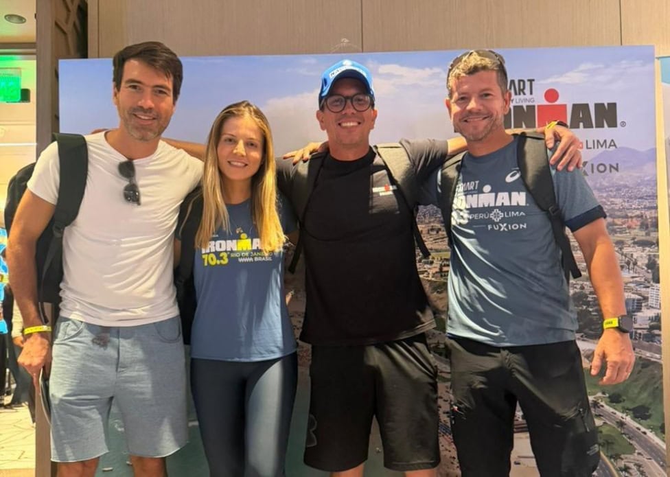 Gilson, Paula, José Otávio e Delano disputam o Triatlo 70.3 em Lima