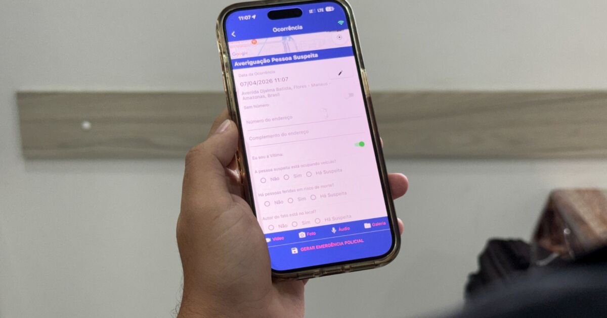 Saiba como usar o novo APP da SSP-AM para acionar a polícia com rapidez