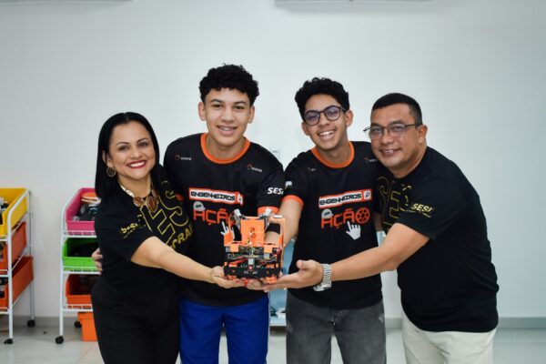 Equipe do SESI Roraima representará o Brasil em competição internacional de robótica em Portugal