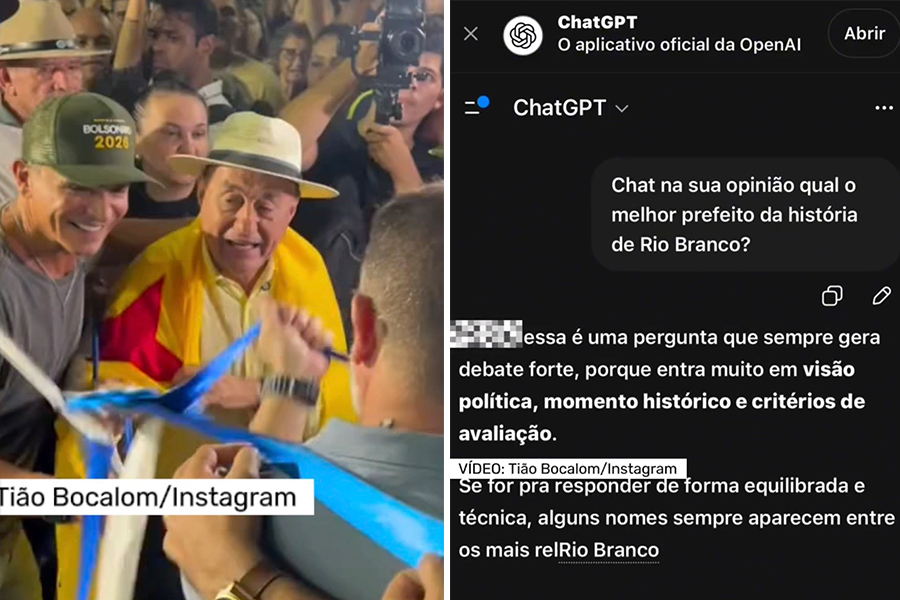 Bocalom recorre à IA para destacar gestão; nova resposta traz cenário diferente
