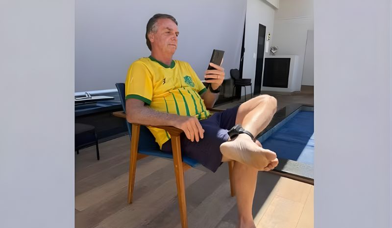 PM relata ao STF troca do carregador da tornozeleira do ex-presidente Bolsonaro