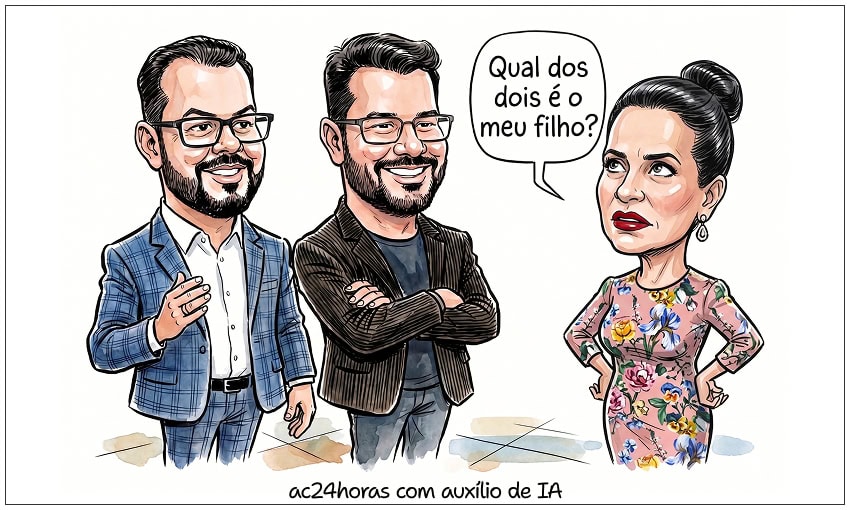 Cara de um, focinho do outro