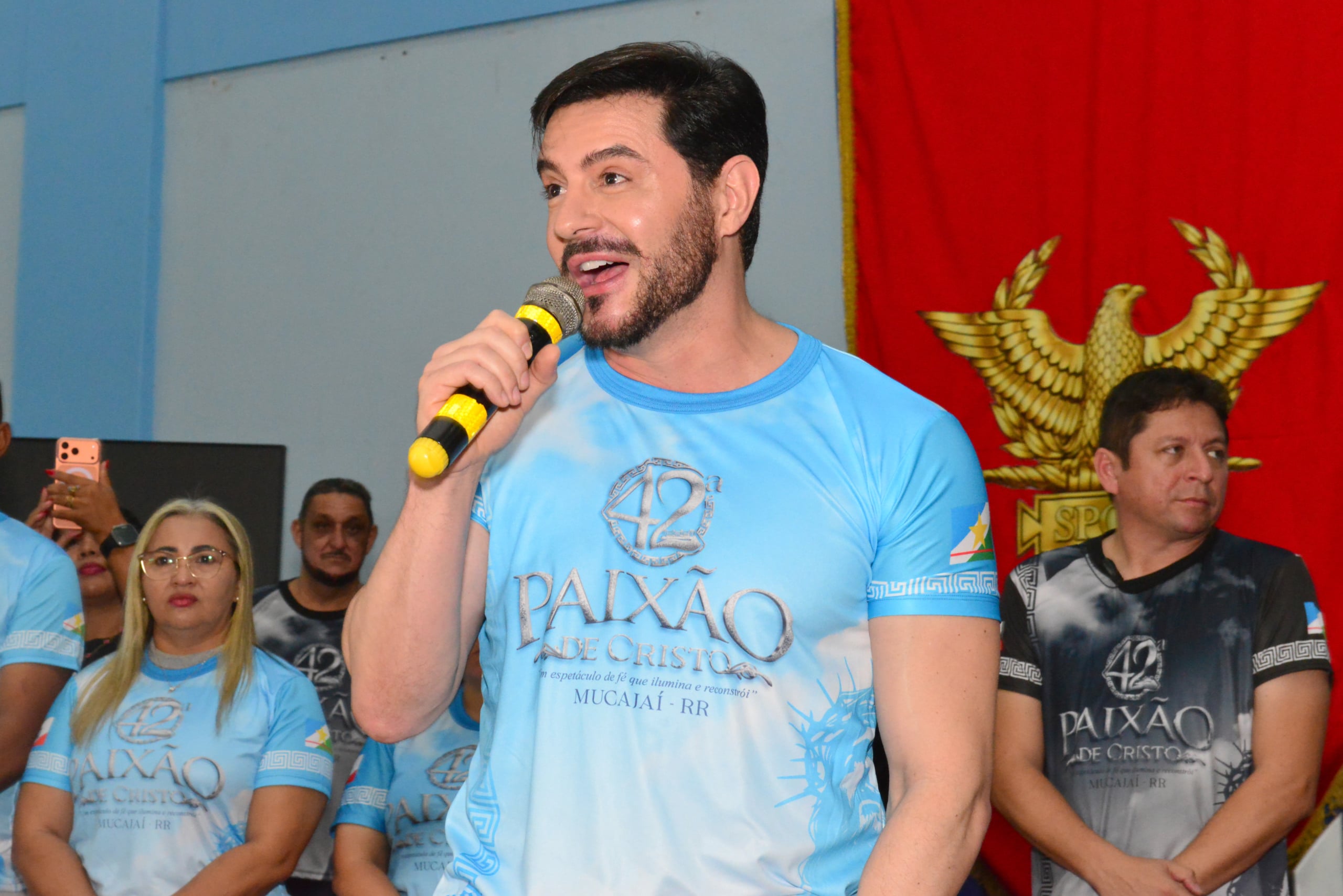 Com a presença do ator Ricardo Tozzi, Mucajaí se prepara para a Paixão de Cristo