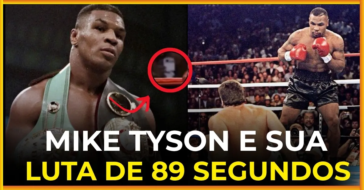 Veja Vídeo: Mike Tyson E Sua Luta De 89 Segundos