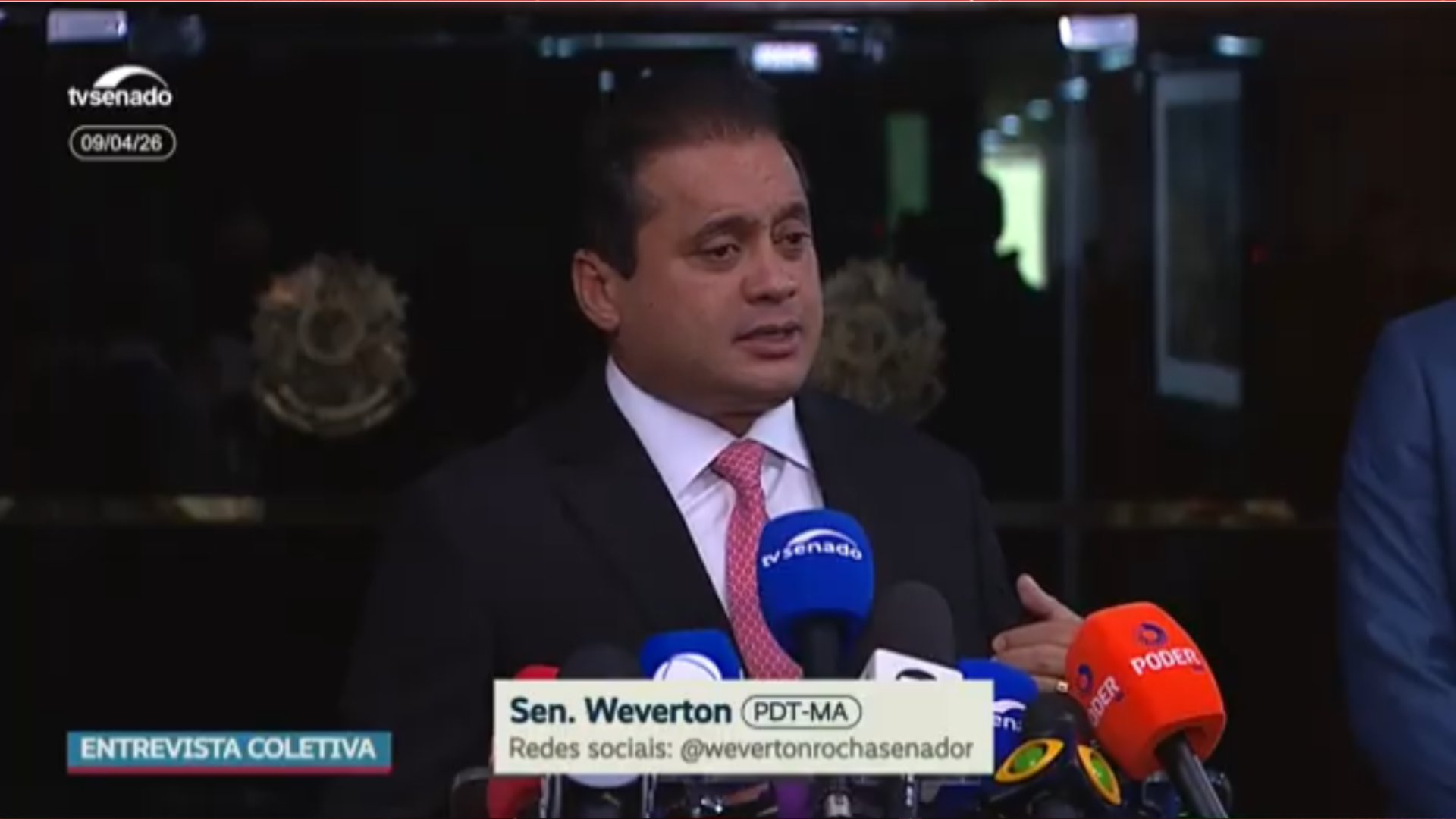 Senador Weverton é o relator da indicação de Jorge Messias ao STF