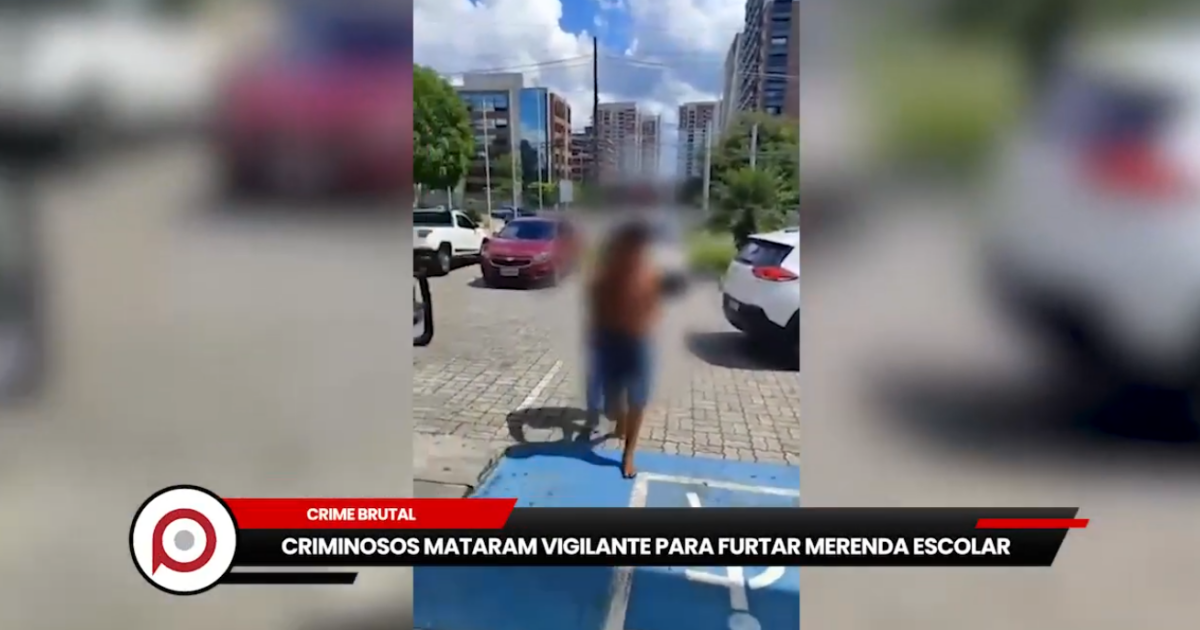 Criminosos mataram vigilante para furtar merenda escolar