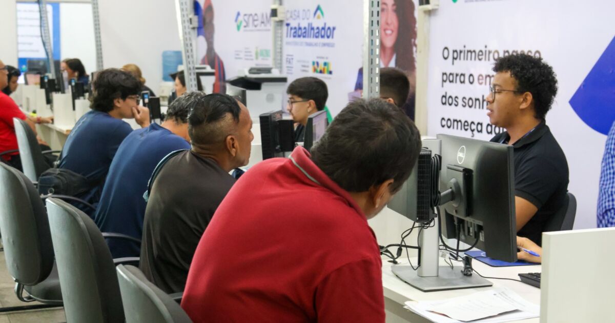 Sine Amazonas divulga 263 vagas de emprego para esta sexta-feira