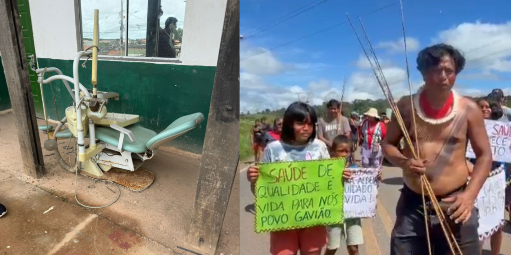 VÍDEO: Indígenas bloqueiam BR-222 em protesto por melhorias na saúde no sudeste do Pará