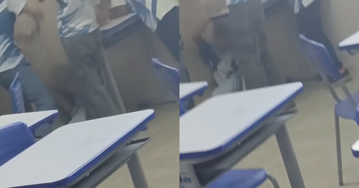 Vídeo mostra aluno de 11 anos sendo agredido dentro de escola em Belém
