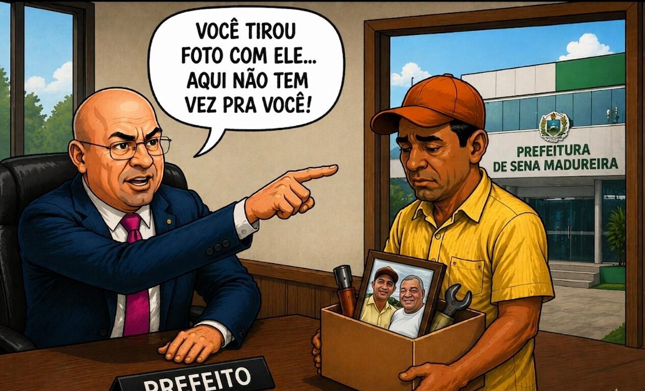 Foto com Mazinho teria custado emprego de pai de família