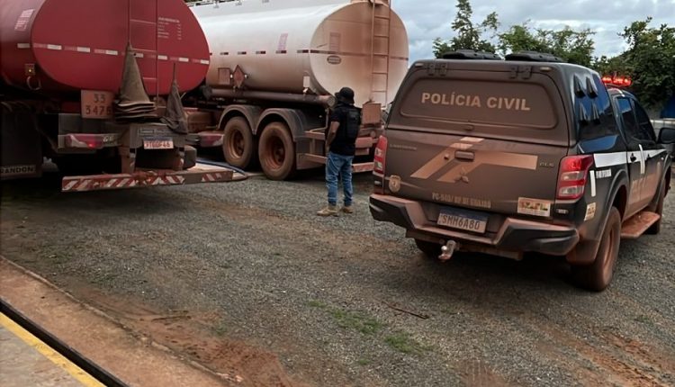 Caminhão roubado e 25 mil litros de combustível são recuperados no interior do Maranhão