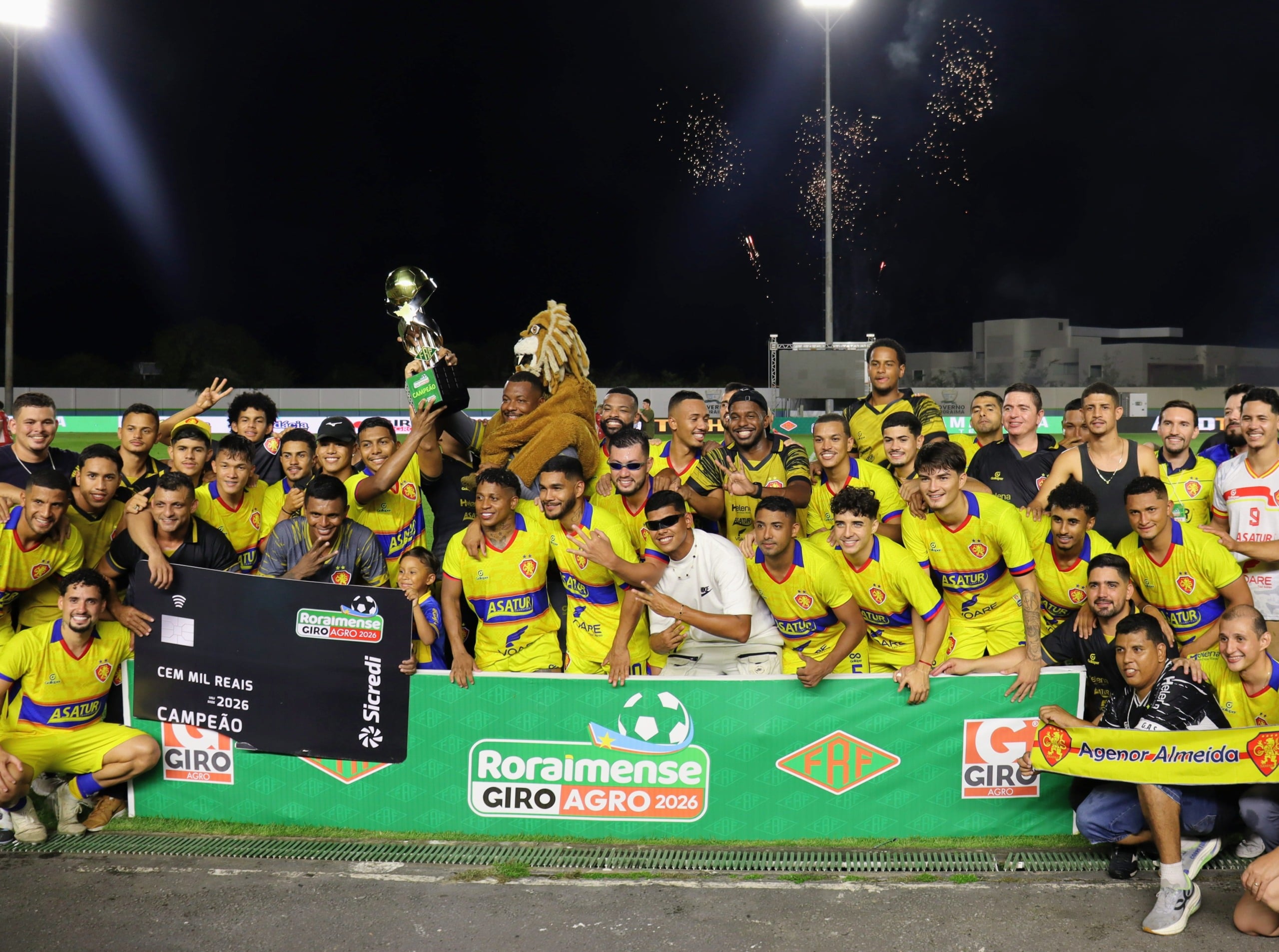 GAS supera Baré com um a menos e conquista o tricampeonato roraimense