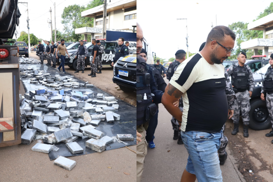 PRF apreende quase 1 tonelada de cocaína no sudeste do Pará