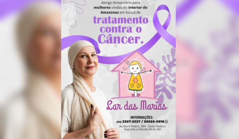 Lar das Marias acolhe mulheres do interior do AM em tratamento de câncer