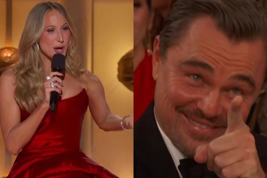 Leonardo DiCaprio envia quilos de macarrão a atriz após piada