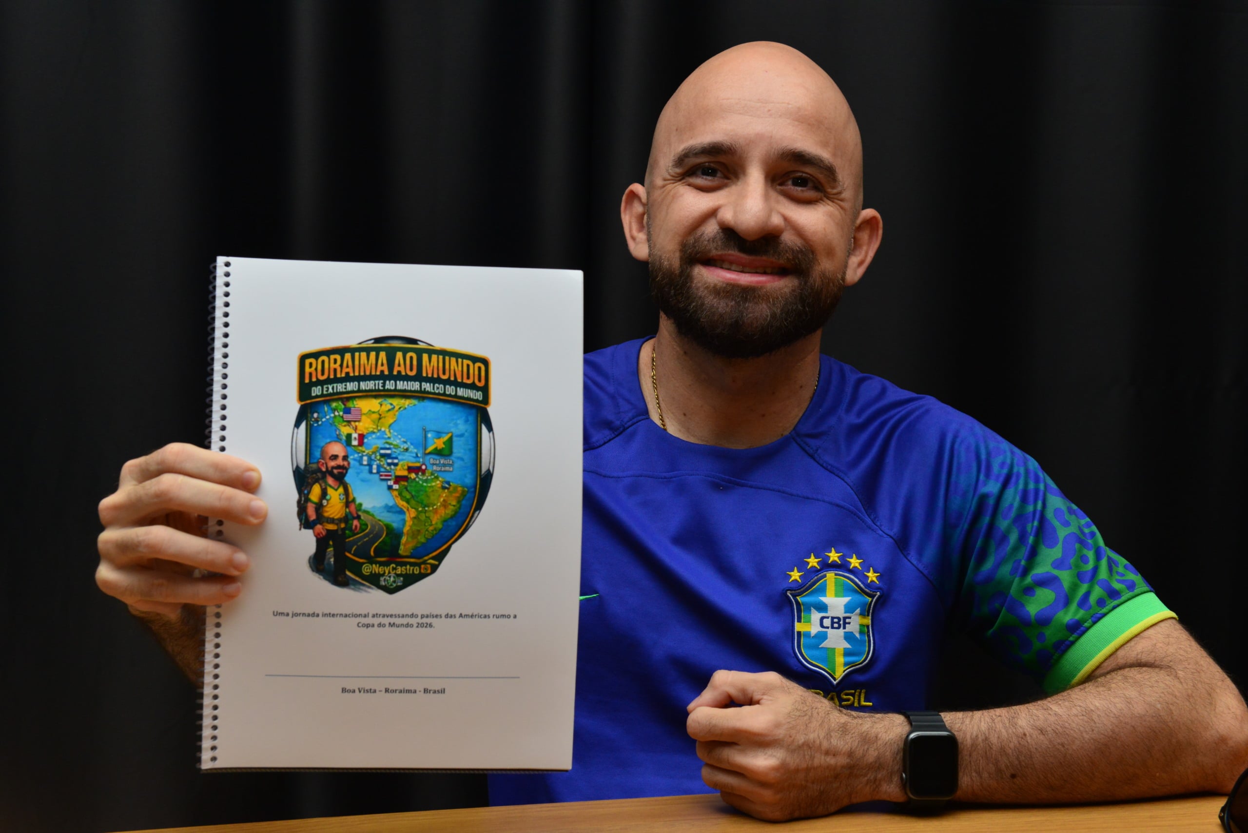 Roraimense aposta em viagem pelas Américas para viver a Copa de forma diferente