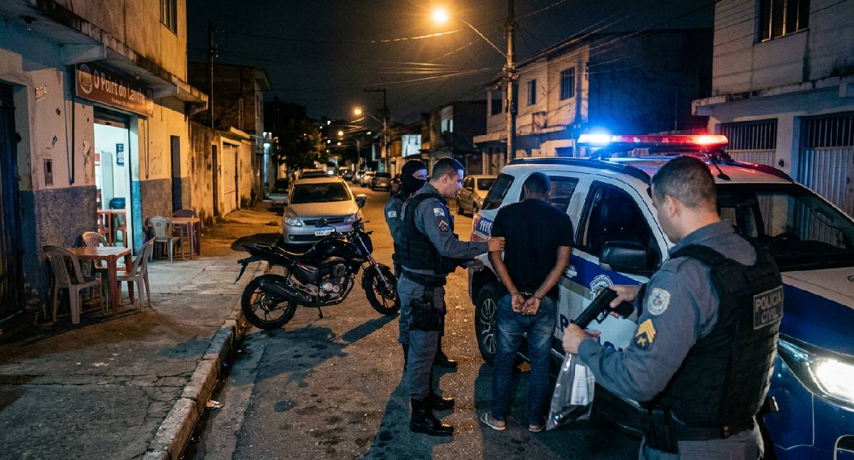 Dupla é presa após roubo com simulacro na zona Leste de Porto Velho