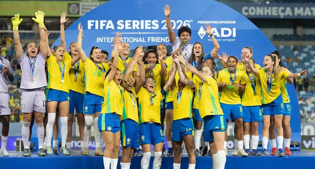 Brasil vence Canadá e conquista título do FIFA Series feminino