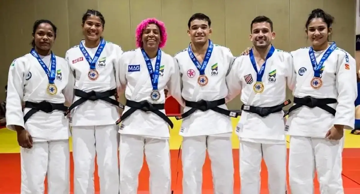 Brasil estreia com seis medalhas no Pan-Americano Sênior de judô
