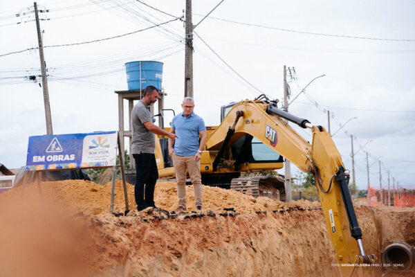 Boa Vista: obras de drenagem avançam no Monte Cristo