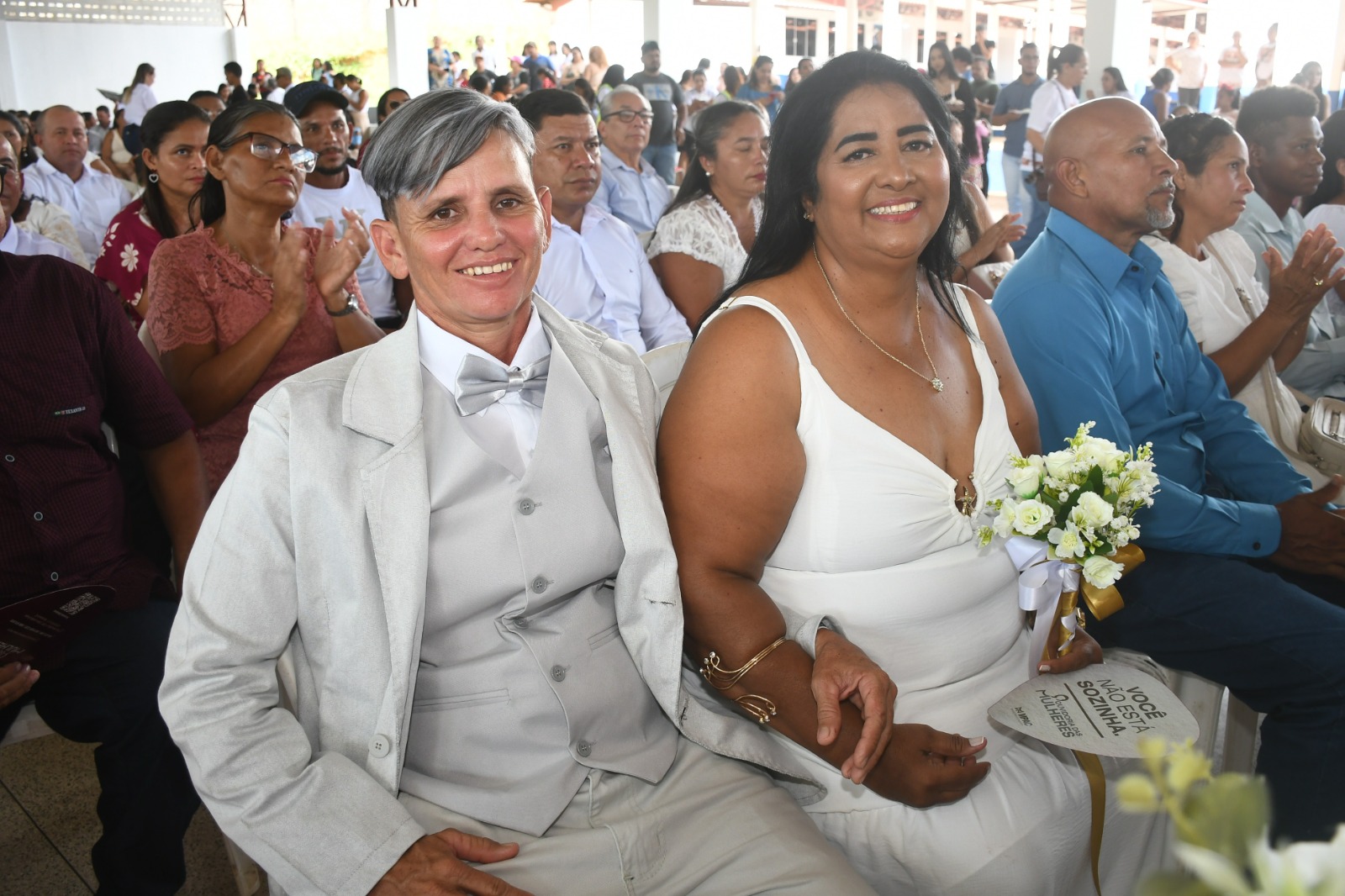 Casal oficializa união em casamento coletivo no Acre