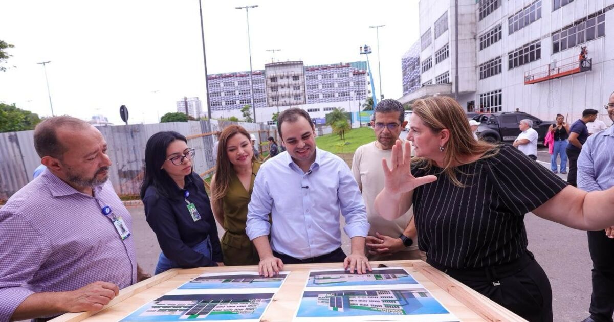 Governador Roberto Cidade vistoria nova unidade de saúde do Amazonas
