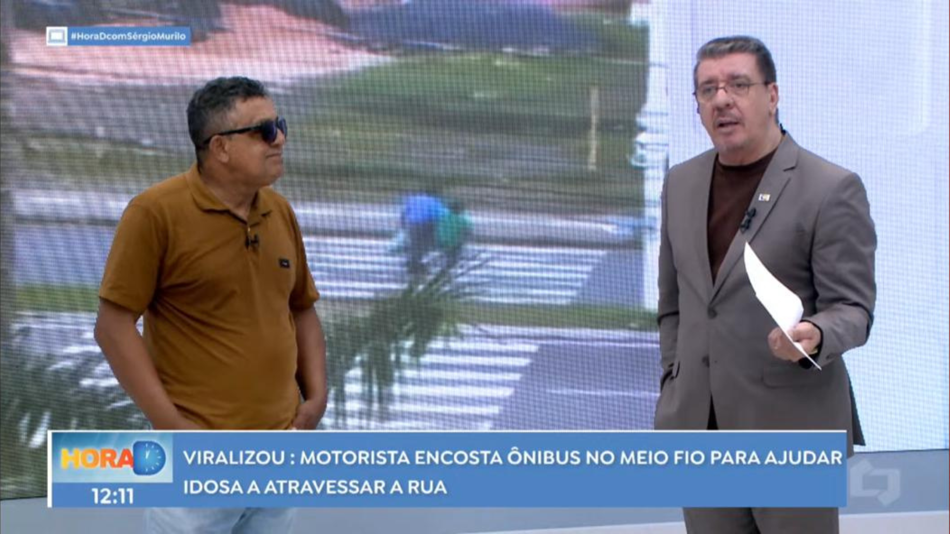 Motorista que ajudou idosa viraliza e diz que atitude foi “natural”