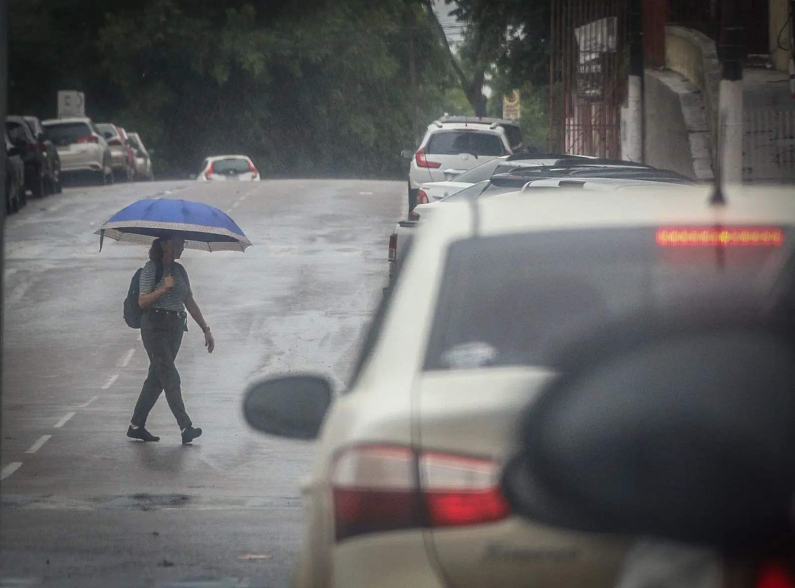 Aviso meteorológico prevê chuva de até 100 mm/dia e ventos de 100 km/h até quinta no Acre