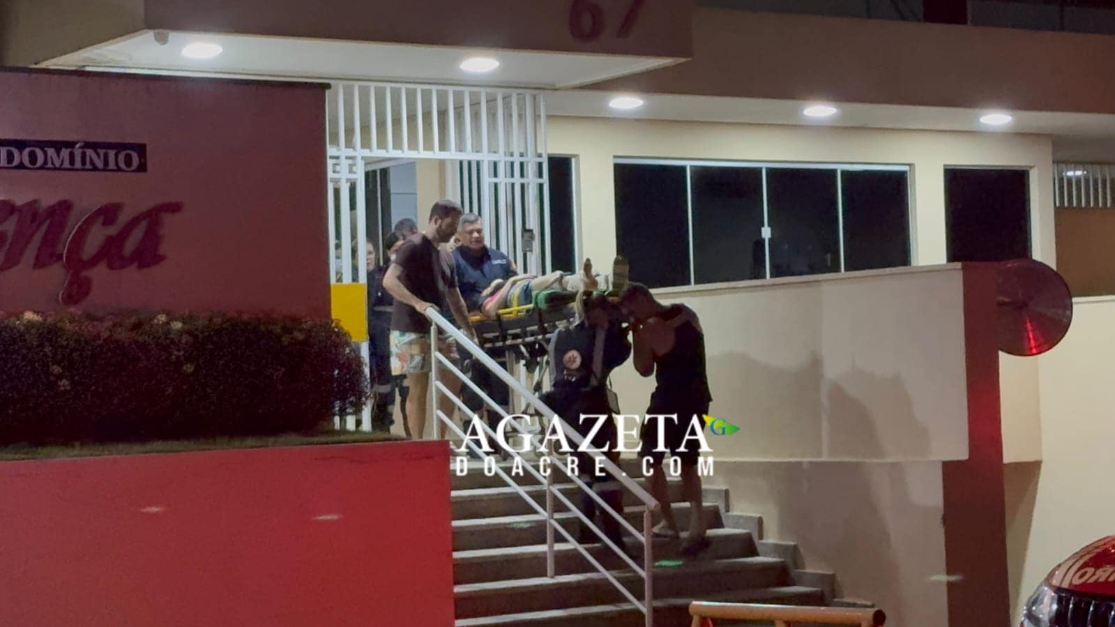 Em Rio Branco, falha mecânica faz elevador despencar do 8º andar e deixa moradora ferida